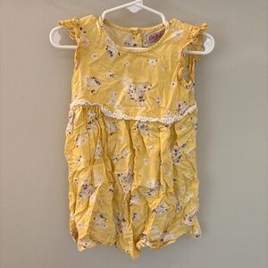 Cath Kids London Yellow Floral Baby Romper 18–24 Months – Toddler Summer Outfit